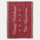 Couverture Vacances entièrement personnalisables jeter couver (devant Vertical)