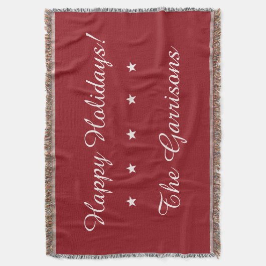 Couverture Vacances entièrement personnalisables jeter couver (devant Vertical)