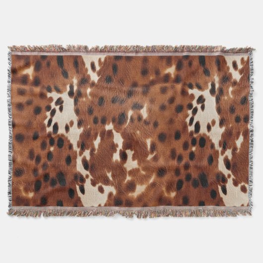 Couverture Vachette à crème Brown de Western Farm (Devant)