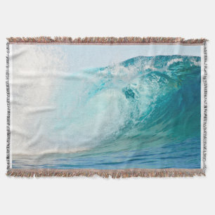 Couverture Vague bleue de l'océan pacifique cassant la