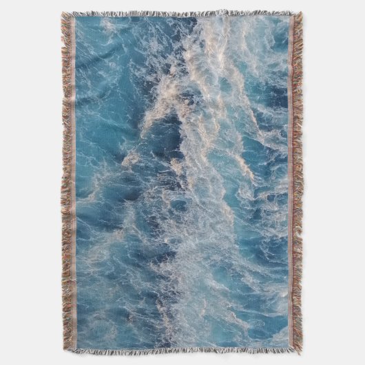 Couverture Vagues bleu océan (devant Vertical)