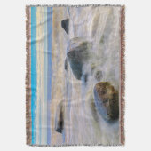 Couverture Vagues se brisant sur les rochers du rivage (devant Vertical)