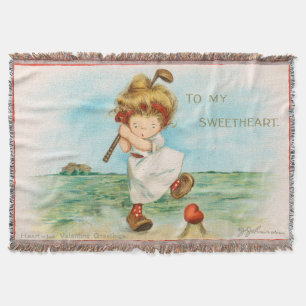 Couverture Valentine de golf fantaisiste et kitsch, circa 191