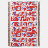 Couverture Valentine Retro Love Hugs Motif (devant Vertical)