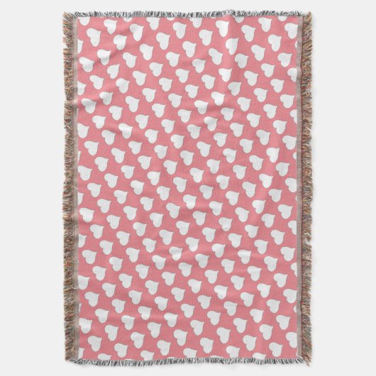 Couverture Valentine's Blanket Classique Coeurs Jeter Blanket (devant Vertical)