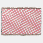Couverture Valentine's Blanket Classique Coeurs Jeter Blanket (Devant)