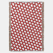 Couverture Valentine's Blanket Classique Coeurs Jeter Blanket (devant Vertical)