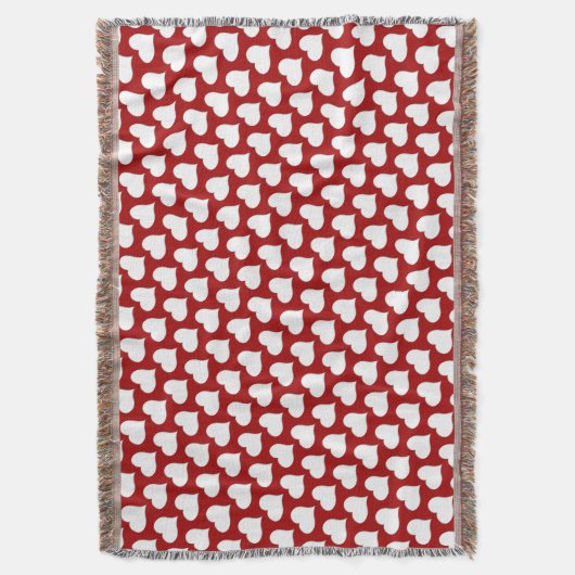 Couverture Valentine's Blanket Classique Coeurs Jeter Blanket (devant Vertical)