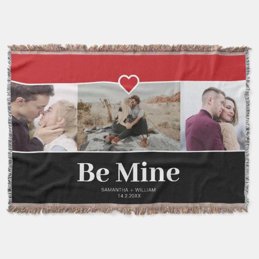 Couverture Valentines Day Be Mine Photo Collage (Devant)