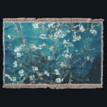 Couverture Van Gogh Almond Blossoms : Turquoise foncé<br><div class="desc">Artiste : Vincent Van Gogh Titre : Fleurs d'amandes Alterrées par 2sweet4wordsDesigns/ PureVintage Love Almond Blossoms Dark Turquoise Arrière - plan Blanket : Enveloppez-vous dans la beauté artistique des Fleurs d'amandes de Vincent Van Gogh avec notre Blanche d'Arrière - plans Turquoise foncé Fleurs d'amandes. La peinture emblématique prend une nouvelle...</div>