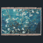 Couverture Van Gogh Almond Blossoms : Turquoise foncé<br><div class="desc">Artiste : Vincent Van Gogh Titre : Fleurs d'amandes Alterrées par 2sweet4wordsDesigns/ PureVintage Love Almond Blossoms Dark Turquoise Arrière - plan Blanket : Enveloppez-vous dans la beauté artistique des Fleurs d'amandes de Vincent Van Gogh avec notre Blanche d'Arrière - plans Turquoise foncé Fleurs d'amandes. La peinture emblématique prend une nouvelle...</div>