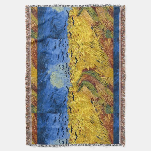 Couverture Van Gogh Champs de blé Impressionniste Peinture (devant Vertical)