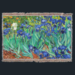 Couverture Van Gogh Irises (F608) Art Vintage<br><div class="desc">Irises, Vincent van Gogh, Saint-Rémy, mai 1889. Huile sur toile, 71 x 93 cm. Los Angeles, Getty Center. F 608, JH 1691 Vincent Willem van Gogh (30 mars 1853 - 29 juillet 1890) était un artiste postimpressionniste néerlandais. Certaines de ses peintures sont maintenant parmi les oeuvres d'art les plus connues,...</div>