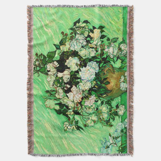 Couverture Van Gogh - Roses blanches, célèbre peinture, (devant Vertical)