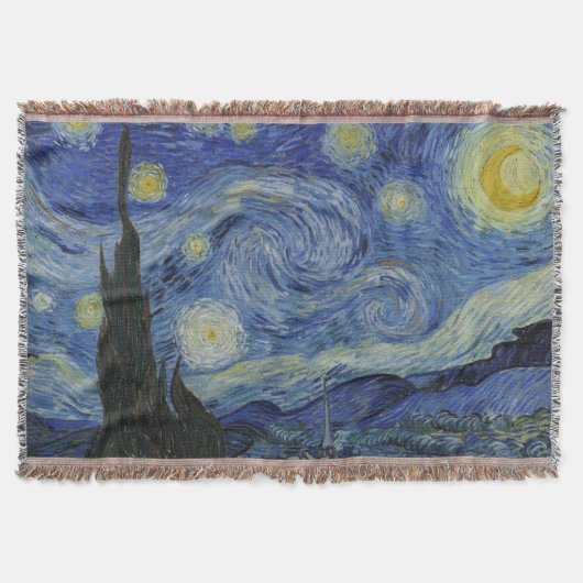 Couverture Van Gogh, Starry Nigh, peinture classique (Devant)