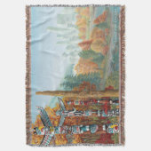 Couverture Vancouver Art Thon Blanket Vancouver Totem Blanke (devant Vertical)
