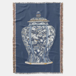 Couverture Vase bleu et blanc à porcelaine par le studio de