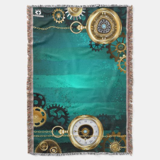 Couverture Veille bijoux Steampunk sur un Arrière - plan vert (devant Vertical)