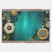 Couverture Veille bijoux Steampunk sur un Arrière - plan vert (Devant)