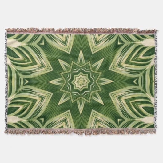 Couverture verdure abstraite botanique palmier tropical feuil (Devant)