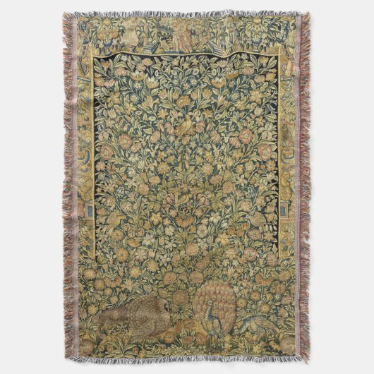Couverture Verdure antique Paysage verdure Tapisserie Imprime (devant Vertical)