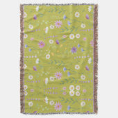 Couverture Verdure moderne Aquarelle Rustique Botanique flora (devant Vertical)