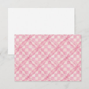 COUVERTURE VÉRIFICATION ROSE 3.5x5 Carte plate / H