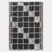 Couverture vérifier le motif noir blanc (devant Vertical)