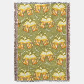 Couverture Verres de motif de bière (devant Vertical)