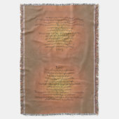 Couverture Vers chrétien de bible du psaume 23 KJV religieux (devant Vertical)