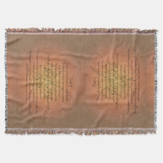 Couverture Vers chrétien de bible du psaume 23 KJV religieux (Devant)