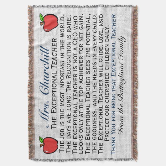 Couverture Version 3 Merci enseignant EXCEPTIONNEL Jeter (devant Vertical)