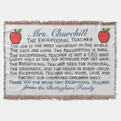 Couverture Version 3 Merci enseignant EXCEPTIONNEL Jeter (Devant)