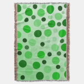 Couverture Vert Avec Des Pois Envieux, (devant Vertical)