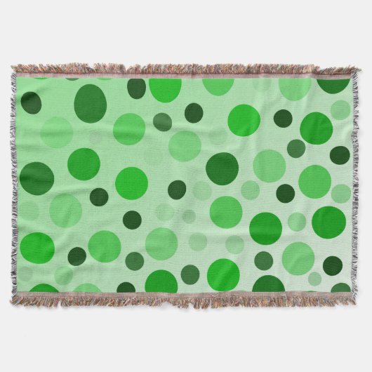 Couverture Vert Avec Des Pois Envieux, (Devant)