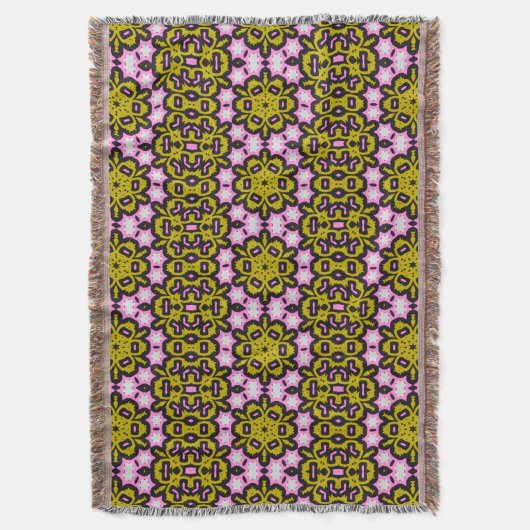 Couverture Vert et rose Abstraits (devant Vertical)