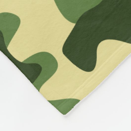 Couverture verte de décor de motif de camo de (Coin)