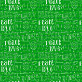 Couverture verte festive avec lettrage de Noël