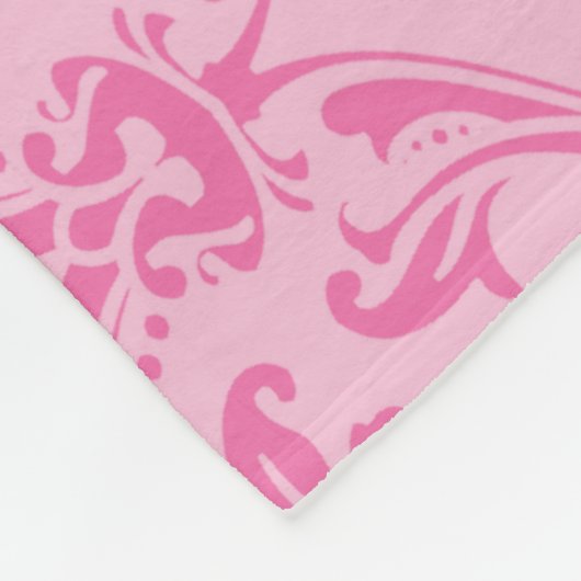 Couverture verte rose de jet de léopard de damassé (Coin)