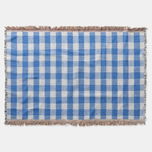 Couverture Vêtements de table recouverts de blanc bleu. (Devant)
