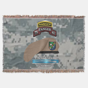 Couverture Vétéran de combat du 75e régiment de rangers camou