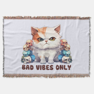 Couverture Vibes incorrectes uniquement - Fierce Chat & Skuls
