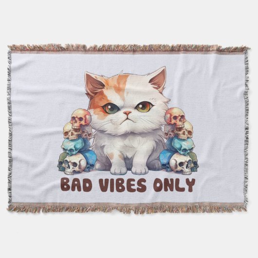 Couverture Vibes incorrectes uniquement - Fierce Chat & Skuls (Devant)