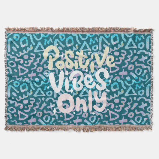 Couverture Vibes positives uniquement géométriques vertes (Devant)