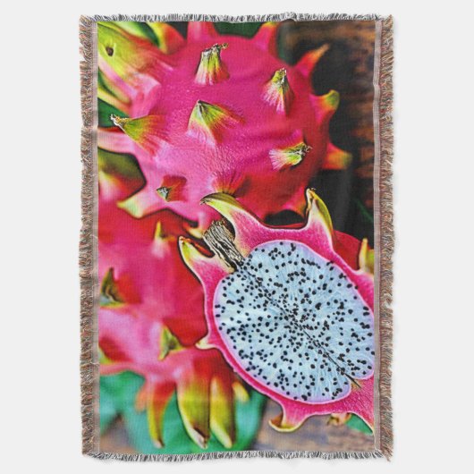 Couverture Vibrant Dragon Fruit Beauté Design (devant Vertical)