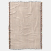 Couverture Vichy classique Rose Poussiéreux Fille Bébé  (devant Vertical)