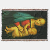 Couverture Vierge Marie Notre Dame Madonna del Granduca Throw (Devant)