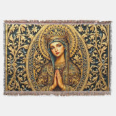 Couverture Vierge Marie Révérence Dorée (Devant)