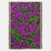 Couverture Vigne Clematis rose (devant Vertical)