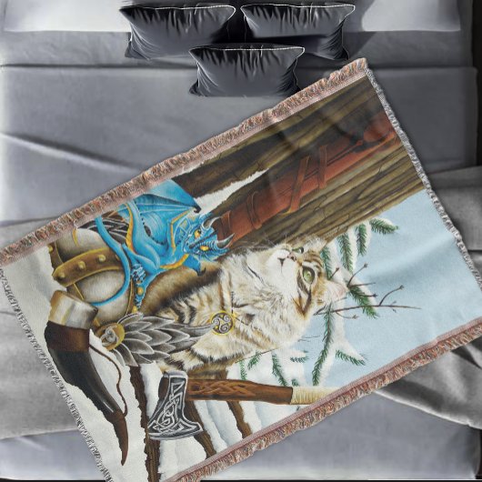 Couverture Viking Cat Blue Dragon